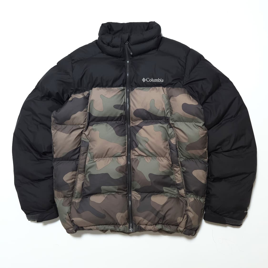 컬럼비아 푸퍼 카모 패딩 자켓 상품이미지1