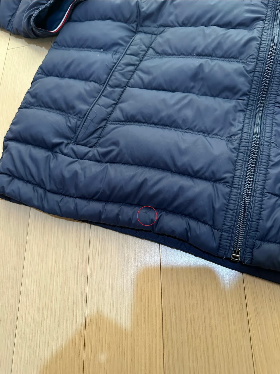 타미힐피거 남성 팩커블 오리털 경량패딩 M(100) 상품이미지10