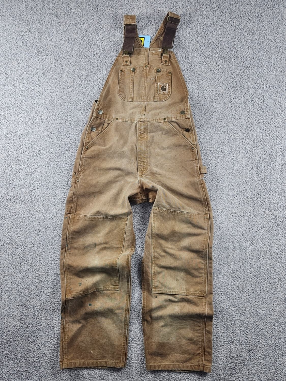 칼하트 R06 덕 캔버스 더블니 오버롤 슈트 (30X30) / 10924 상품이미지1