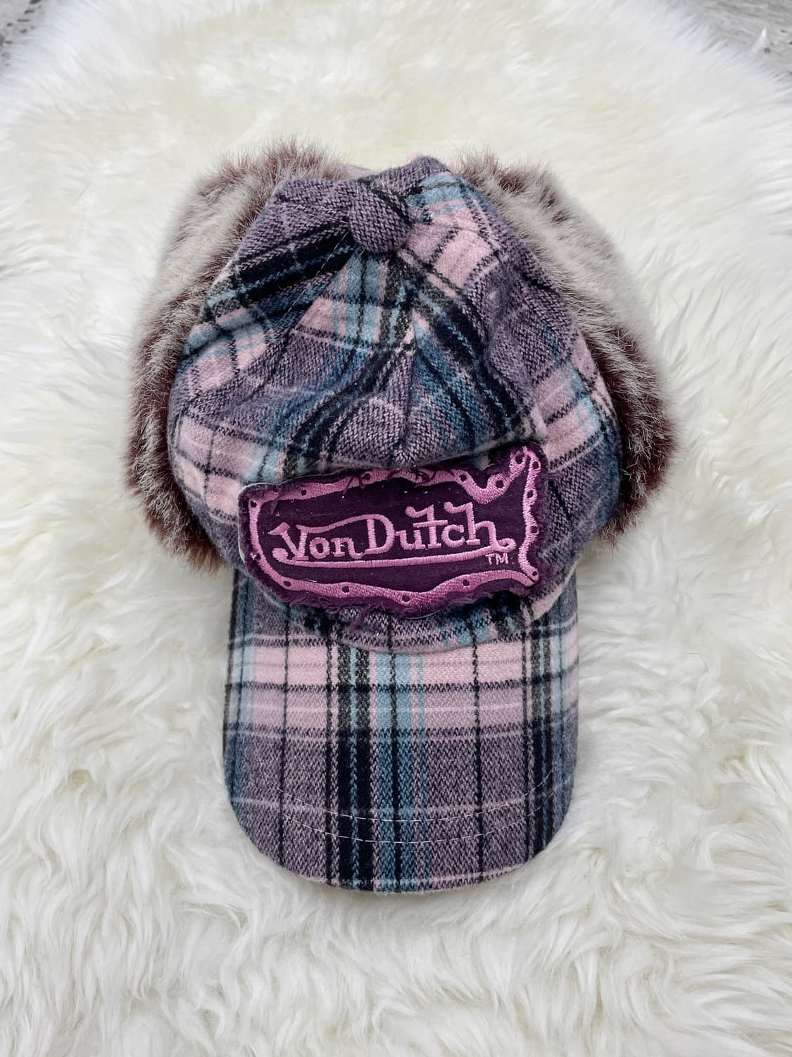 본더치 체크 트루퍼 햇 *레어 상품이미지7