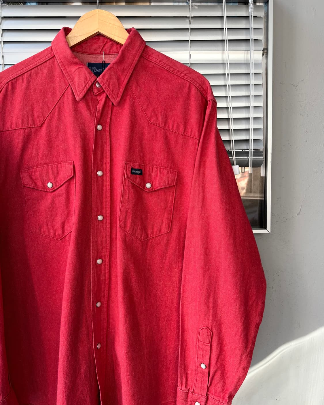 Wrangler 80-90s USA x-long tails 웨스턴 셔츠 상품이미지2