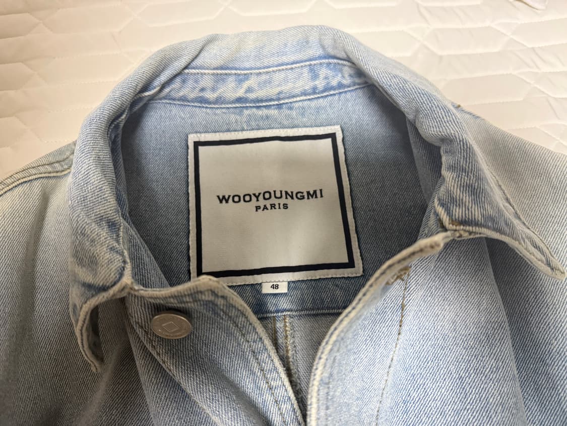 우영미 연청 데님 초어자켓 48사이즈 상품이미지3