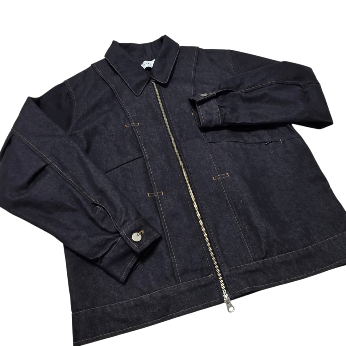 LEMAY 르메이 빈티지 핀턱 투웨이 데님 블루종 자켓 M16009  상품이미지2