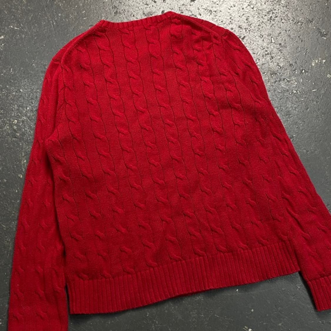 90-95 폴로 꽈배기 니트  상품이미지5