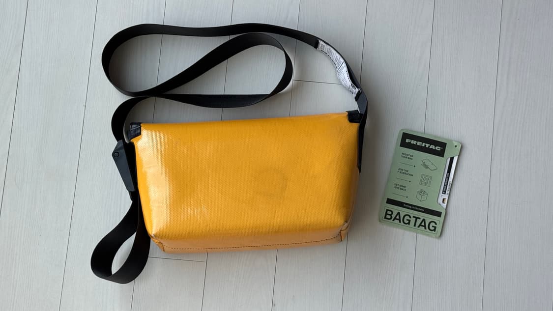 프라이탁 F41 하와이파이브오 옐로우 블랙 전사 참기름타프 상품이미지2