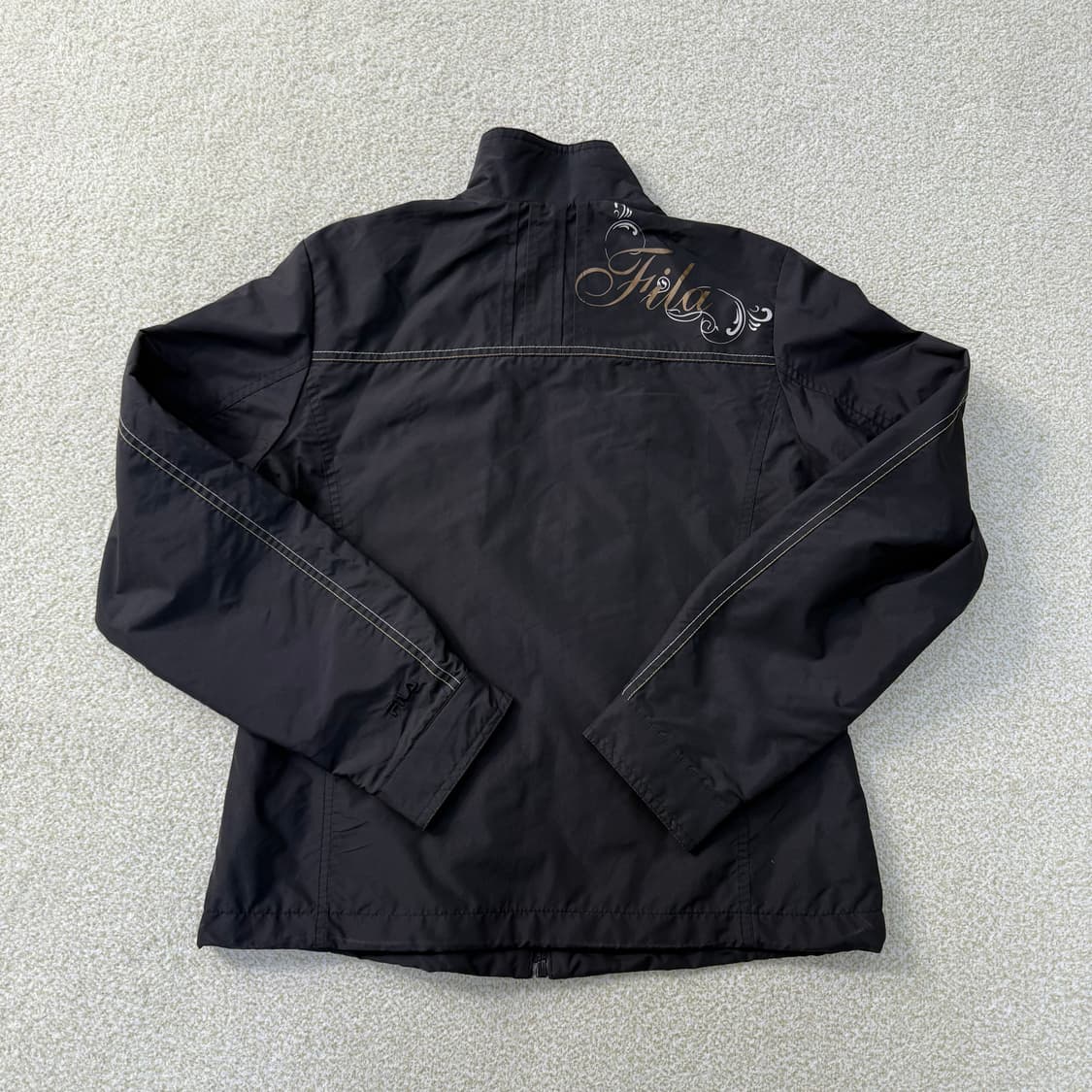 [95] 휠라 여성 블랙 투포켓 자켓 0102T1 상품이미지2