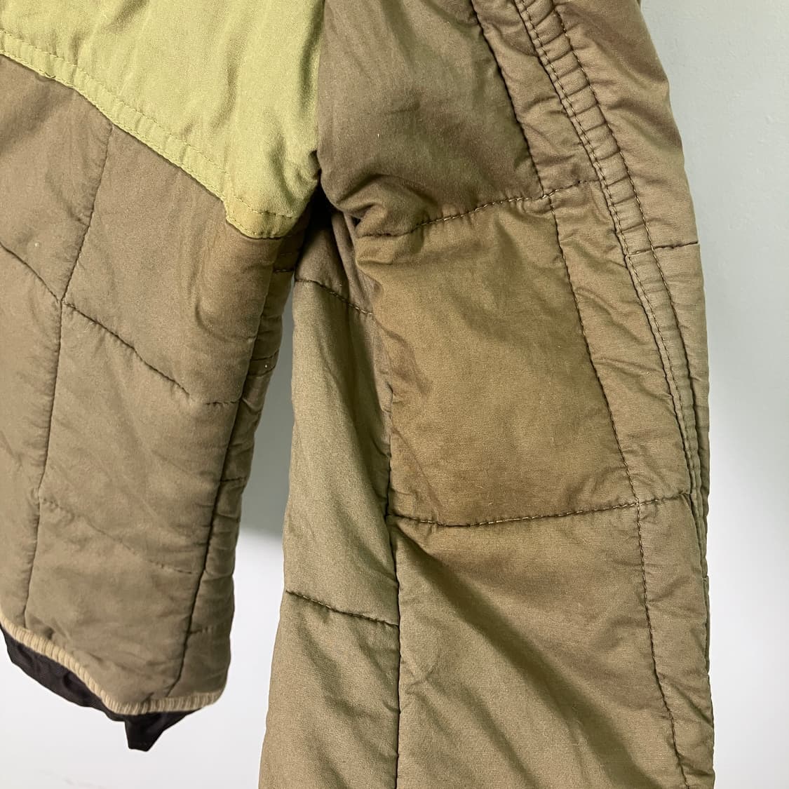 00's 디젤 카키 퀄팅 퍼프 자켓 S 상품이미지9
