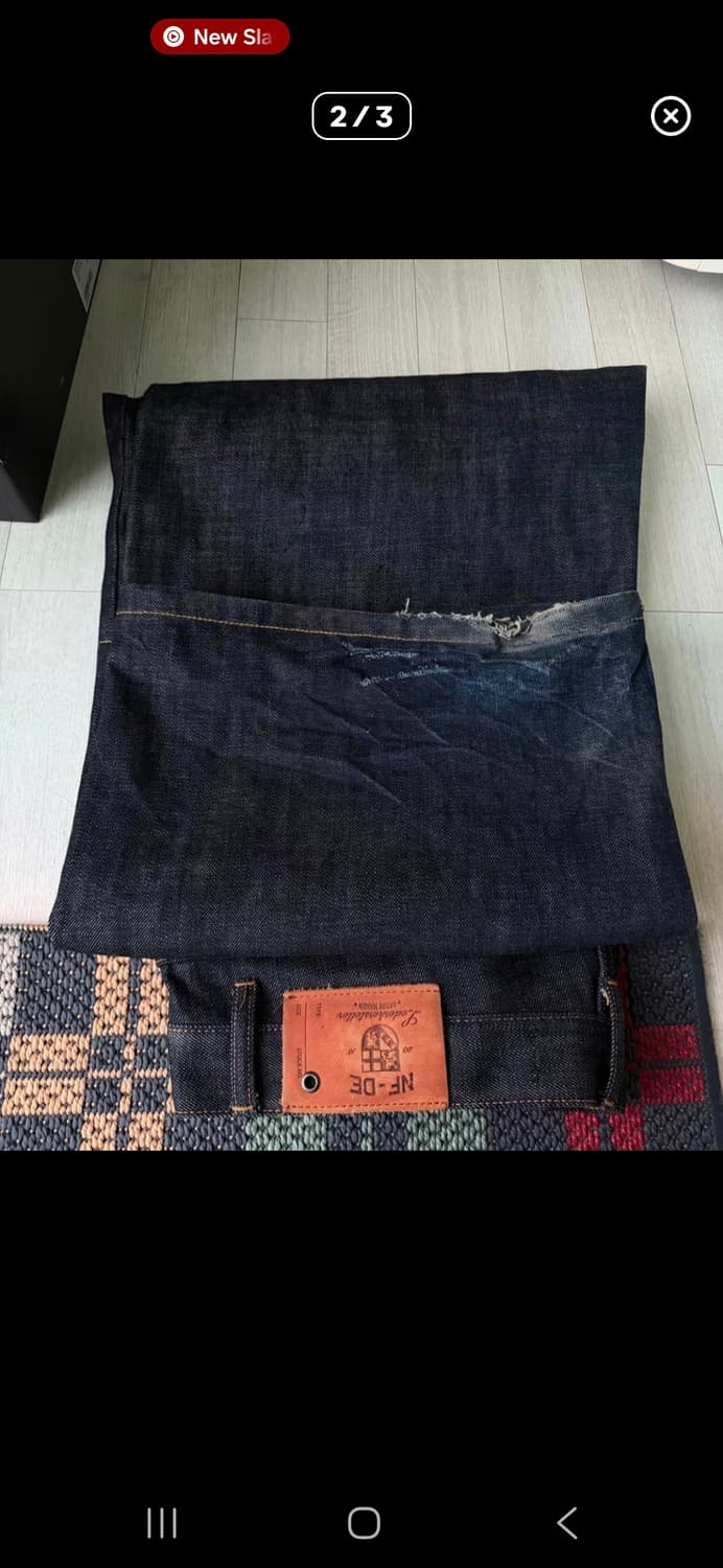 L)노페이스 스튜디오 베기 핏 데님 블루 상품이미지2