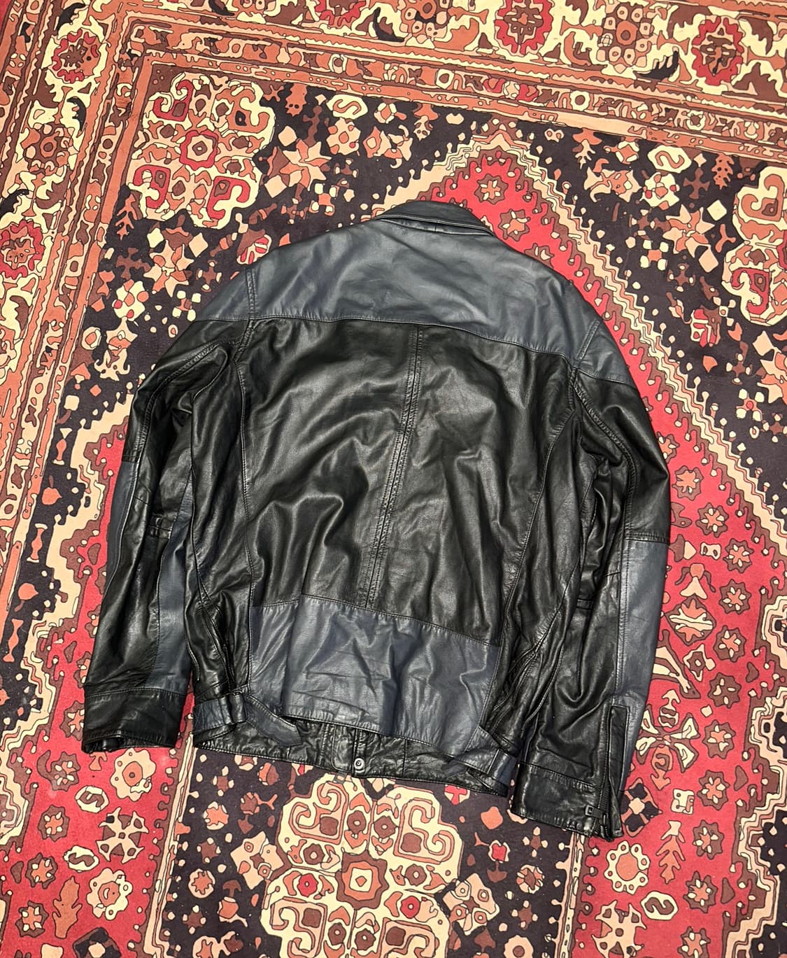 ( L-XL ) Dkny 가죽자켓 양가죽자켓 레더자켓 바이커가죽 상품이미지4