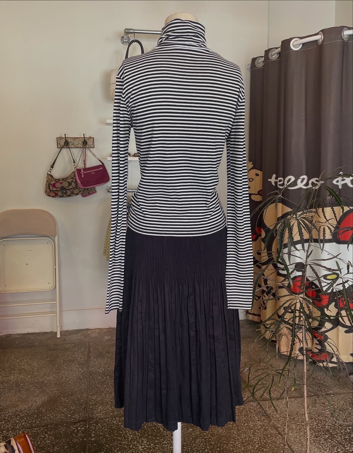 스트라이프 터틀넥 티[무배]  상품이미지4