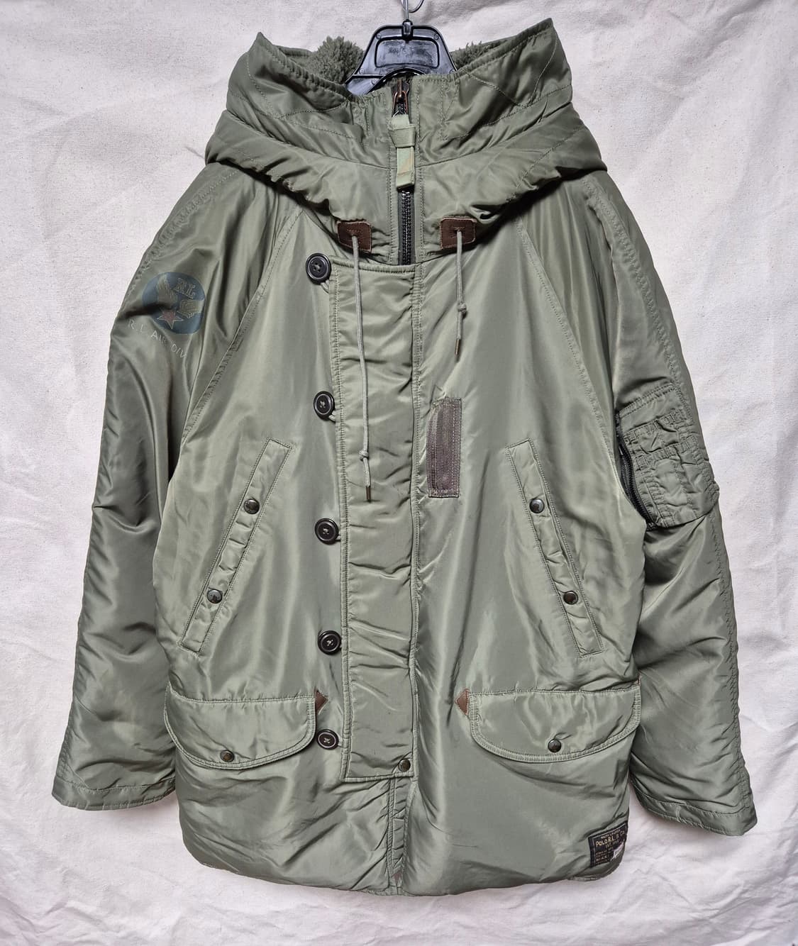 폴로 n3b 야상 패딩 상품이미지1