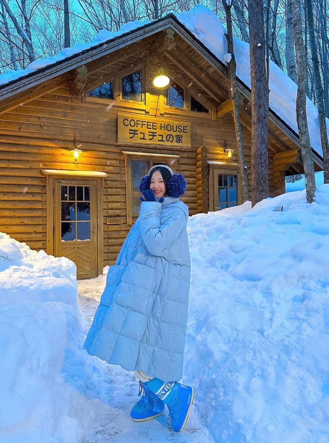 문부츠 스카이블루 35-38사이즈 상품이미지4