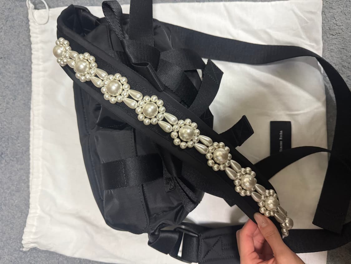 simone rocha 시몬로샤 보우백 / 벨트 백 진주 장식 쉘 판매합 상품이미지2