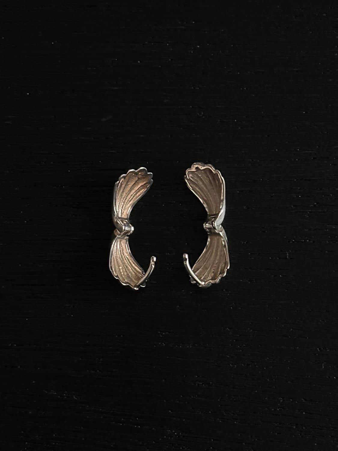 빈티지 실버 쉘 이어링 상품이미지2