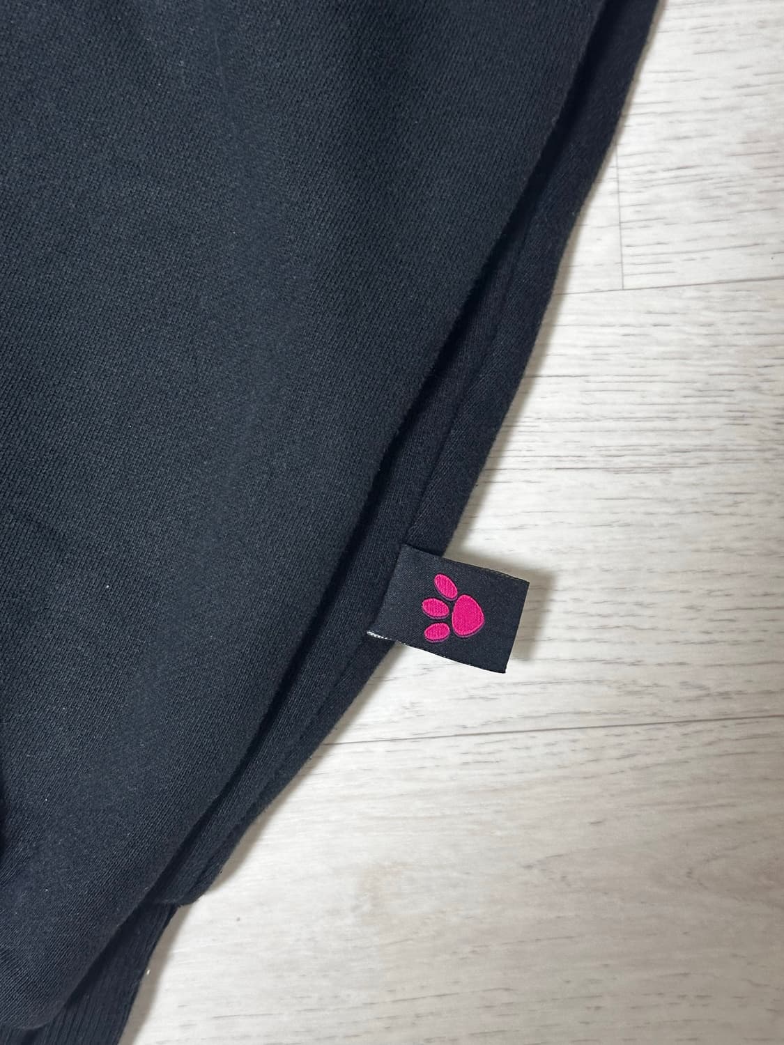 참스 핑크팬더 기모 후드티 블랙 상품이미지4