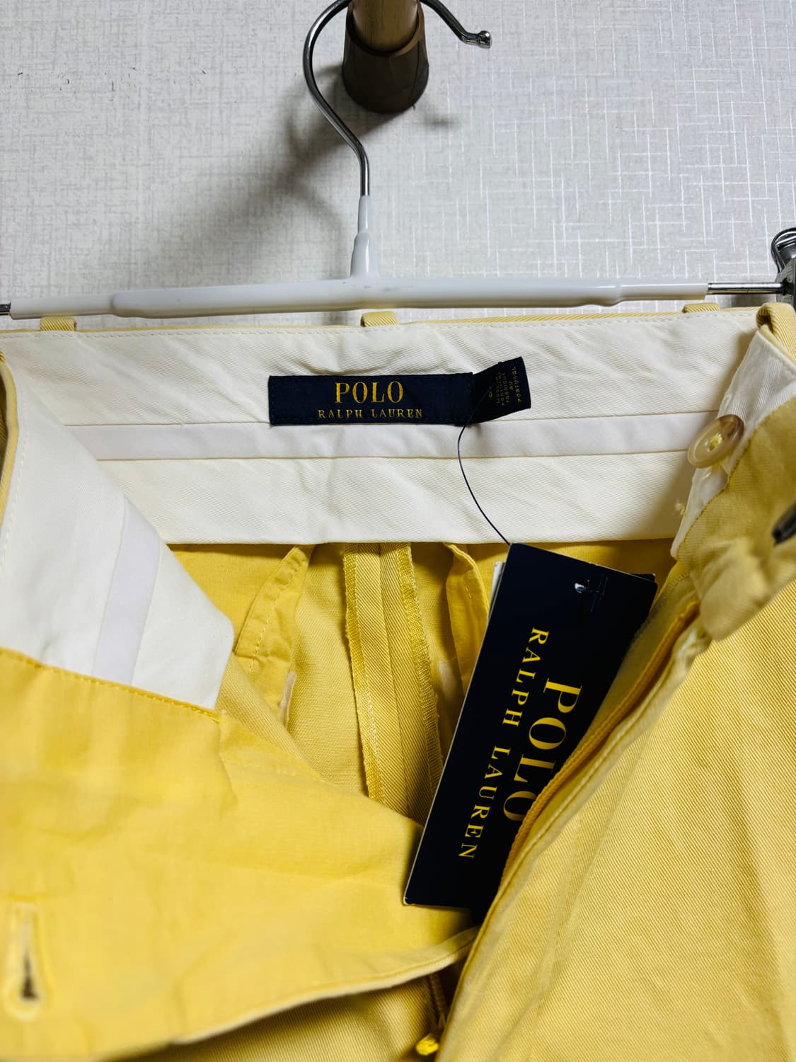 Polo Ralph Lauren 와이드 컷 옐로우 팬츠 (사이즈 4) 상품이미지2
