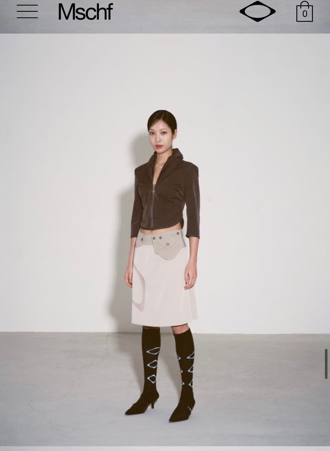 Mischief 미스치프 pocket bag flared skirt 상품이미지2