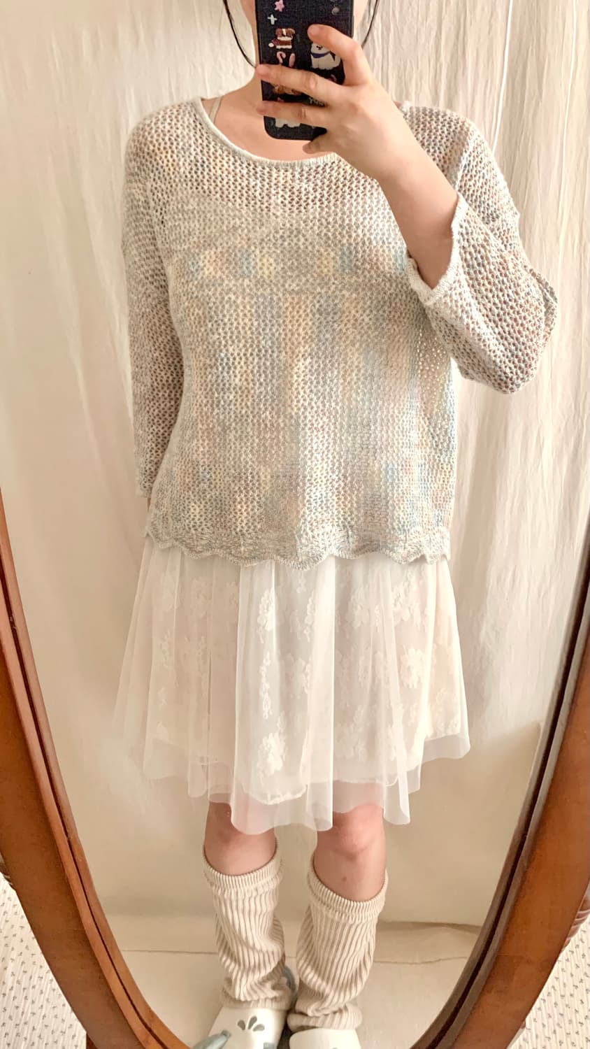 파스텔 솜사탕 여리 니트 상품이미지6