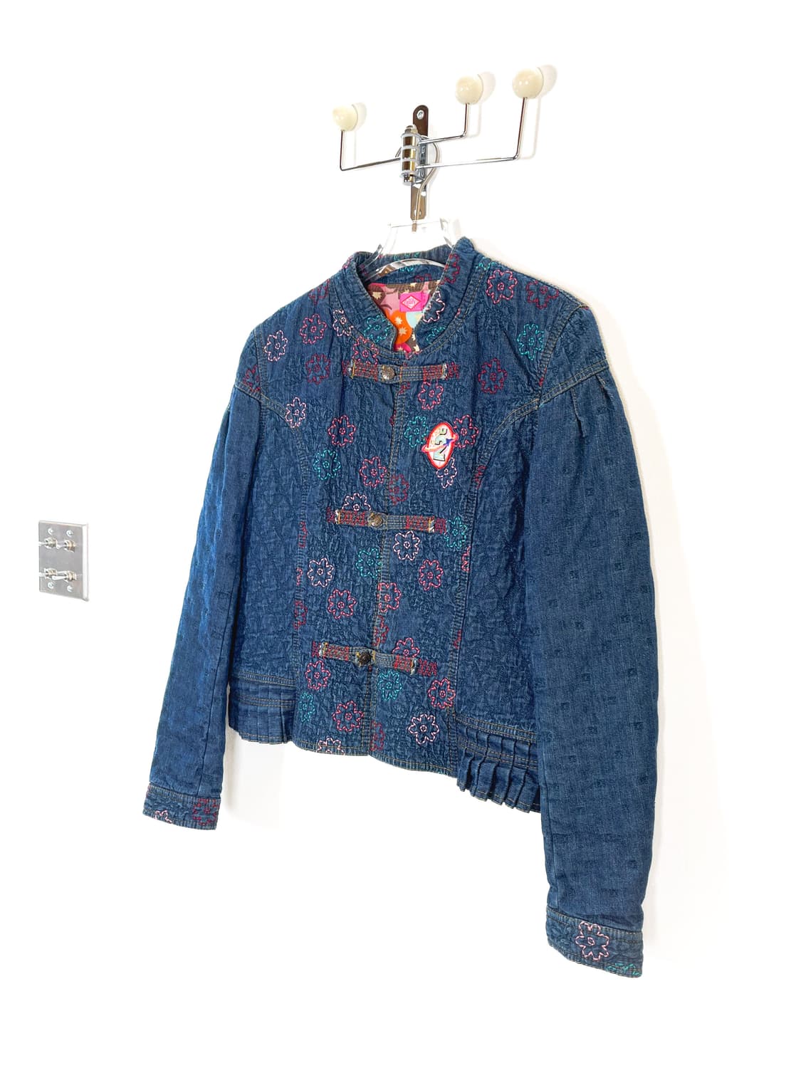 오일릴리 플라워 스티치 데님자켓 상품이미지5