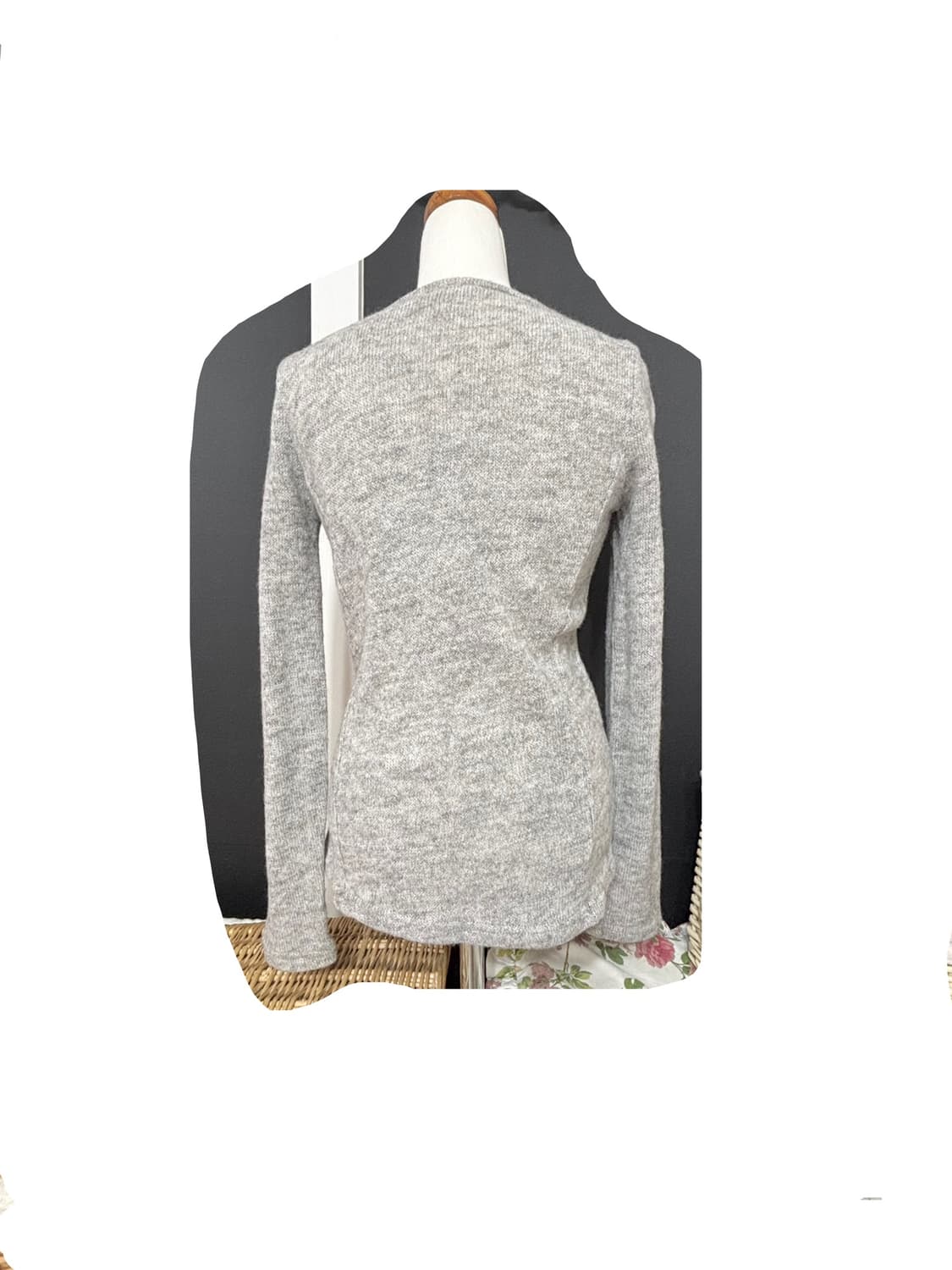 에고이스트ㅡ 리본 장식 상의 55/새거수준 상품이미지2