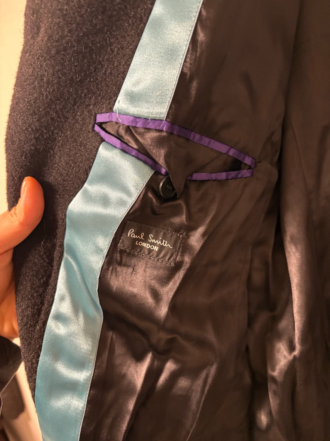 빈티지 폴스미스 미니멀 싱글 코트 블랙 105 상품이미지2