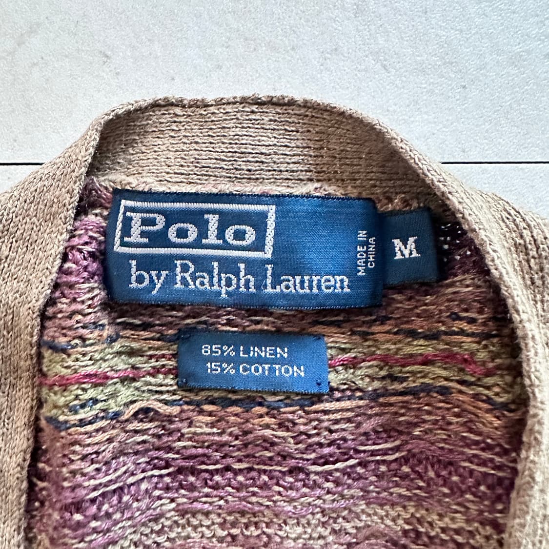 90s 폴로 랄프로렌 페어아일 가디건 M 상품이미지4