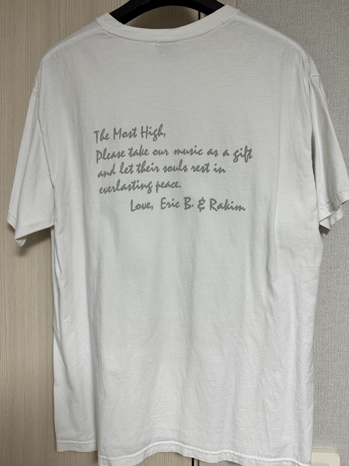 Stussy Eric B. & Rakim 스투시 반팔티 L 상품이미지2