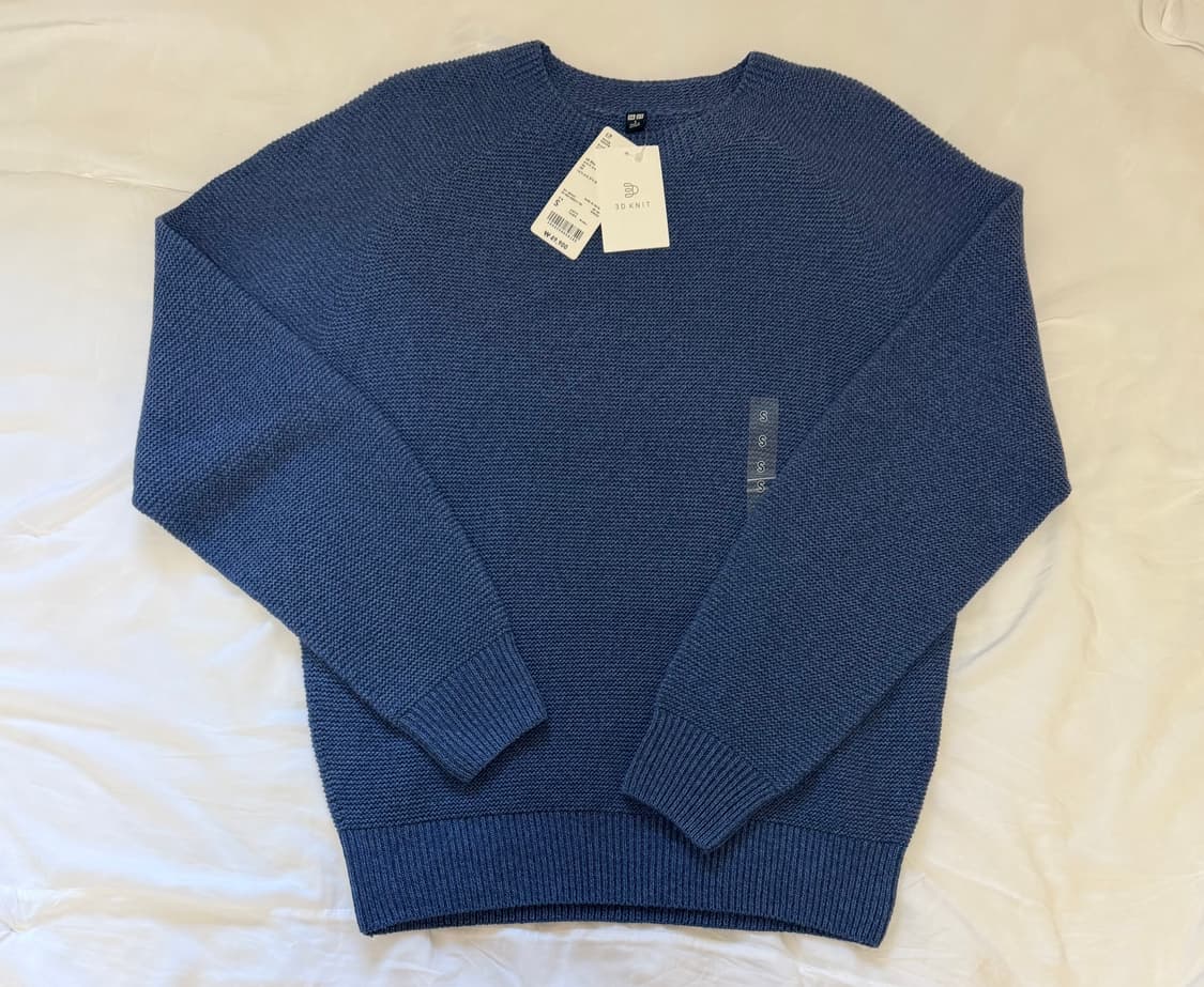 [새 상품] 유니클로 워셔블 3D니트 s(남녀공용) 상품이미지2