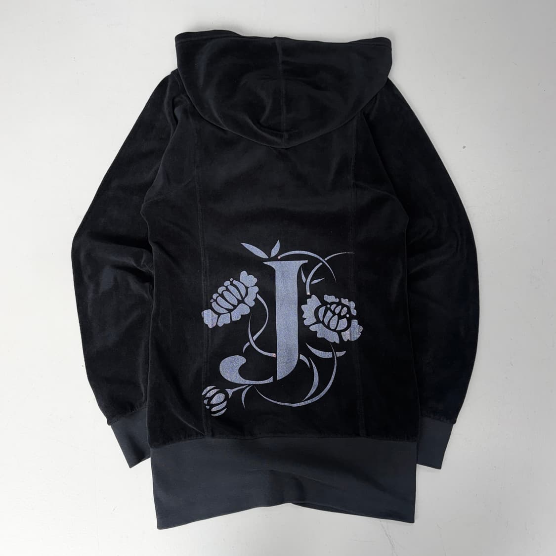 쥬시꾸뛰르 Y2K 벨벳 후드집업 상품이미지3