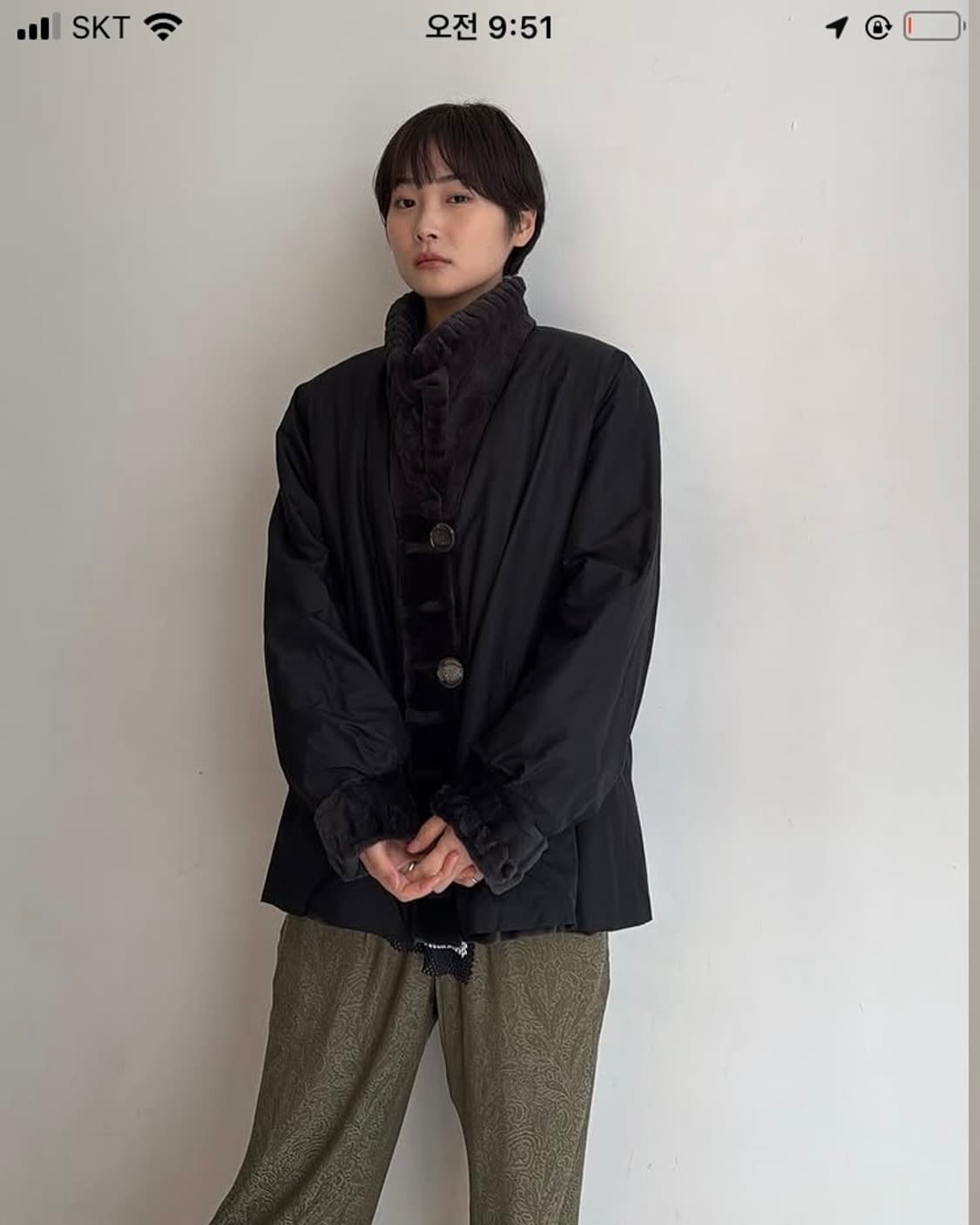 리버시블 rex fur jacket 낙원빈티지 상품이미지1