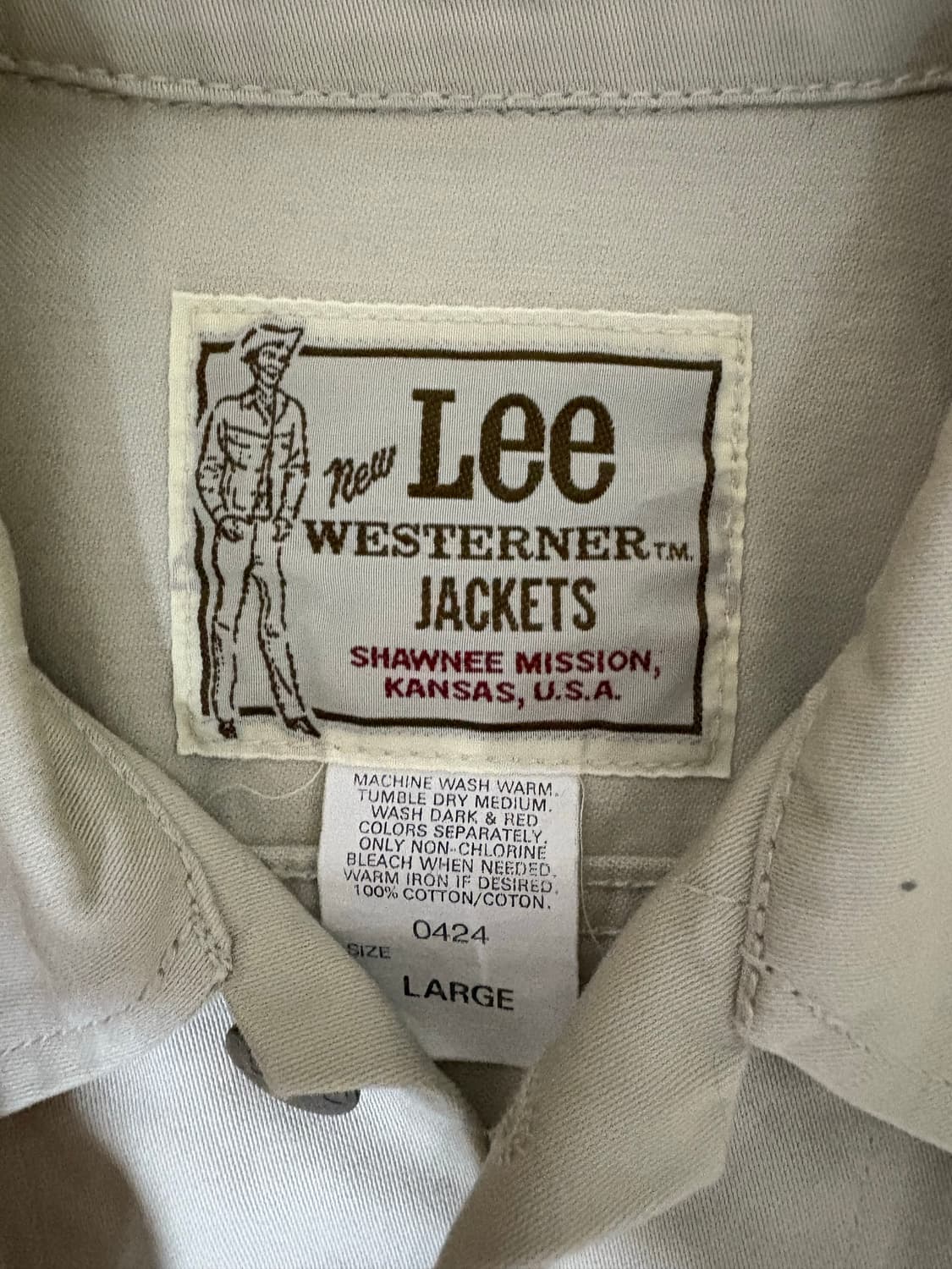 Lee vintage westerner 리 웨스터너 L 상품이미지3