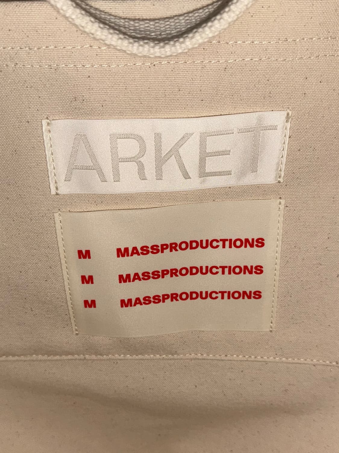 아르켓 매스프로덕션 토트백 상품이미지3