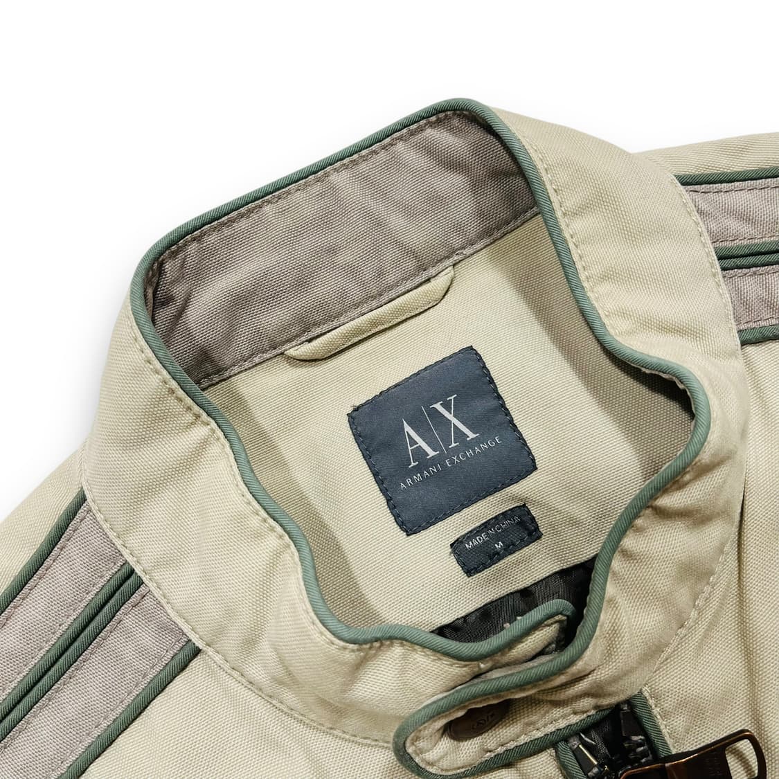 아르마니 익스체인지 사이드 웨이브 투웨이 라이더 자켓 상품이미지4