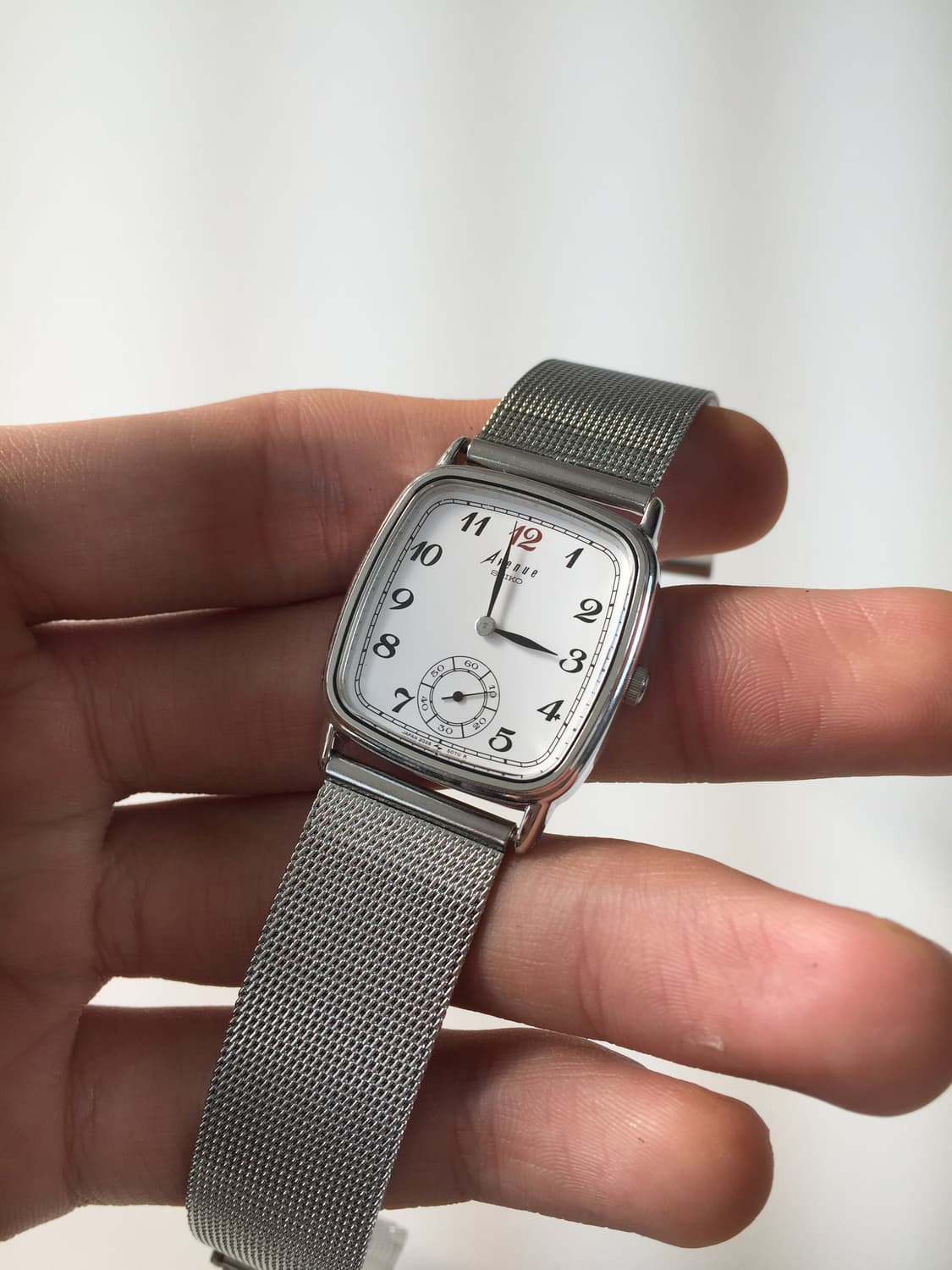 80s seiko avenue square arbic index 상품이미지3