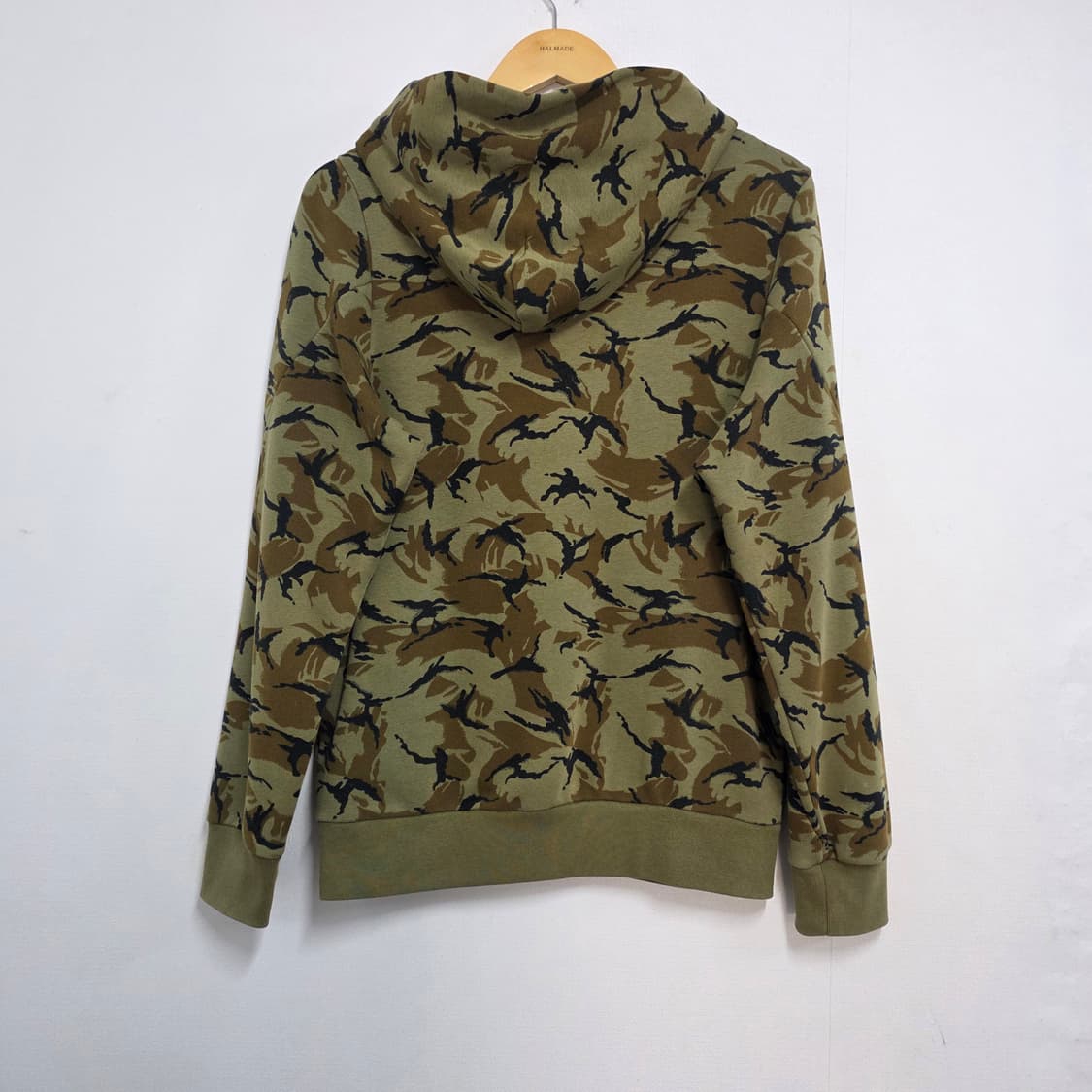 M 95 아디다스 카모 패턴 빅로고 후드티 상품이미지2