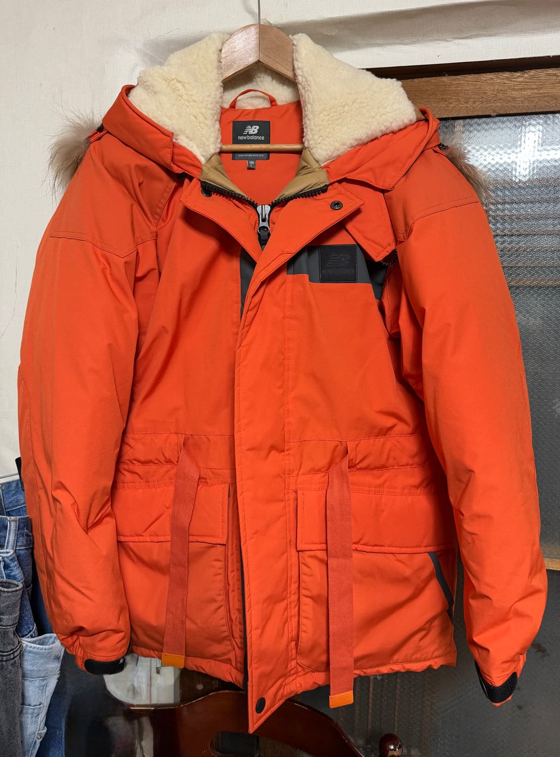 뉴발란스 카메라맨 오렌지 L 상태S급 상품이미지1