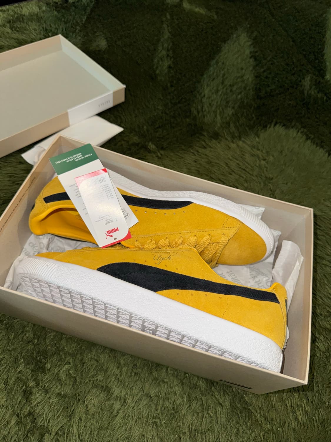 [280] 푸마 클라이드 OG 아카이브 옐로 블랙 스웨이드 상품이미지8