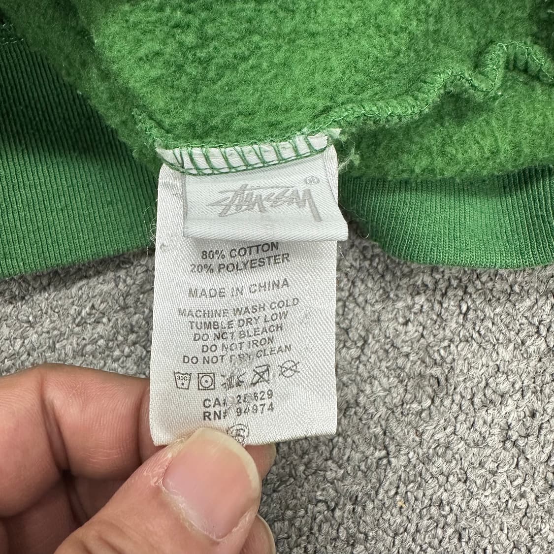 스투시 하프집업 맨투맨 상품이미지4