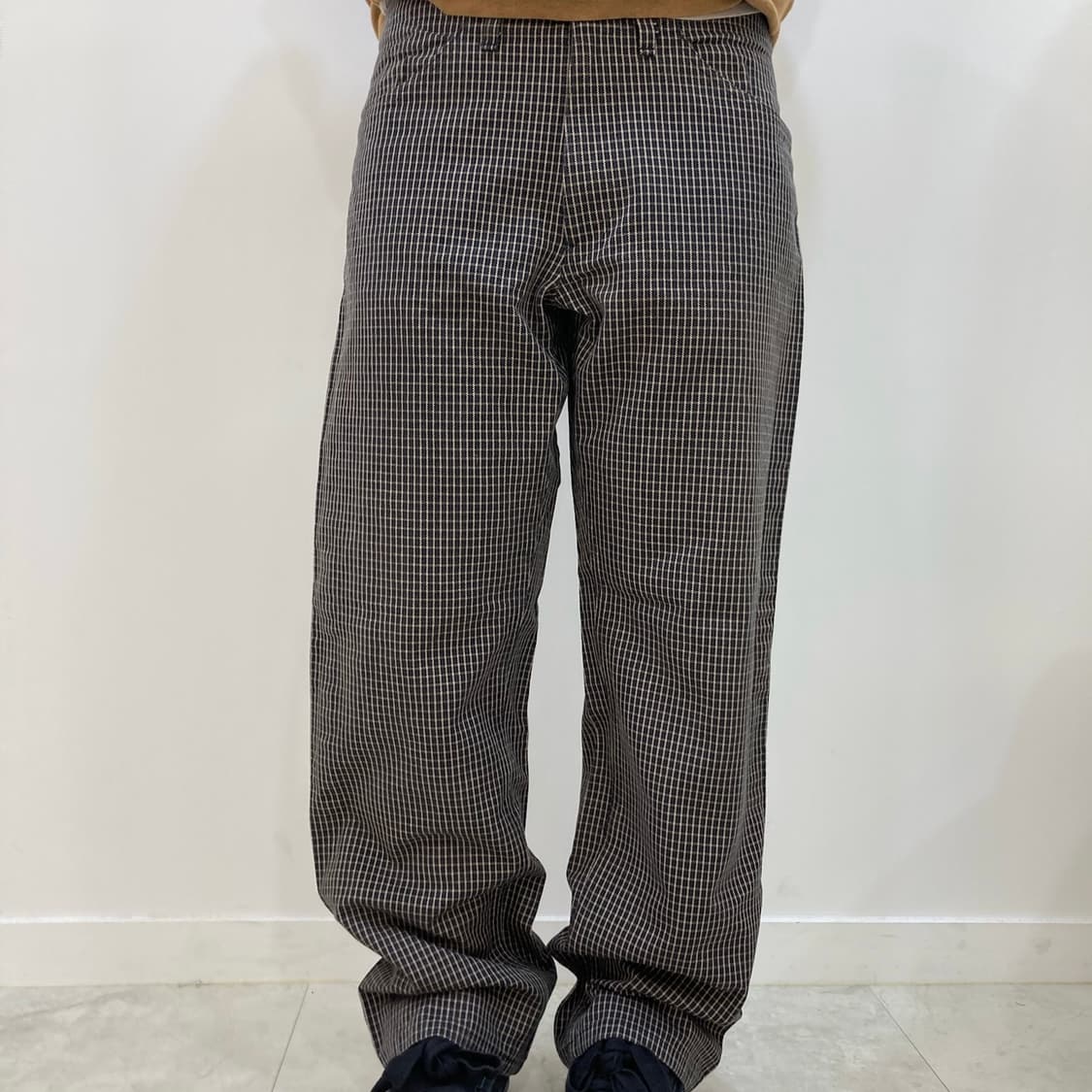 체크 스트레이트 팬츠 상품이미지2