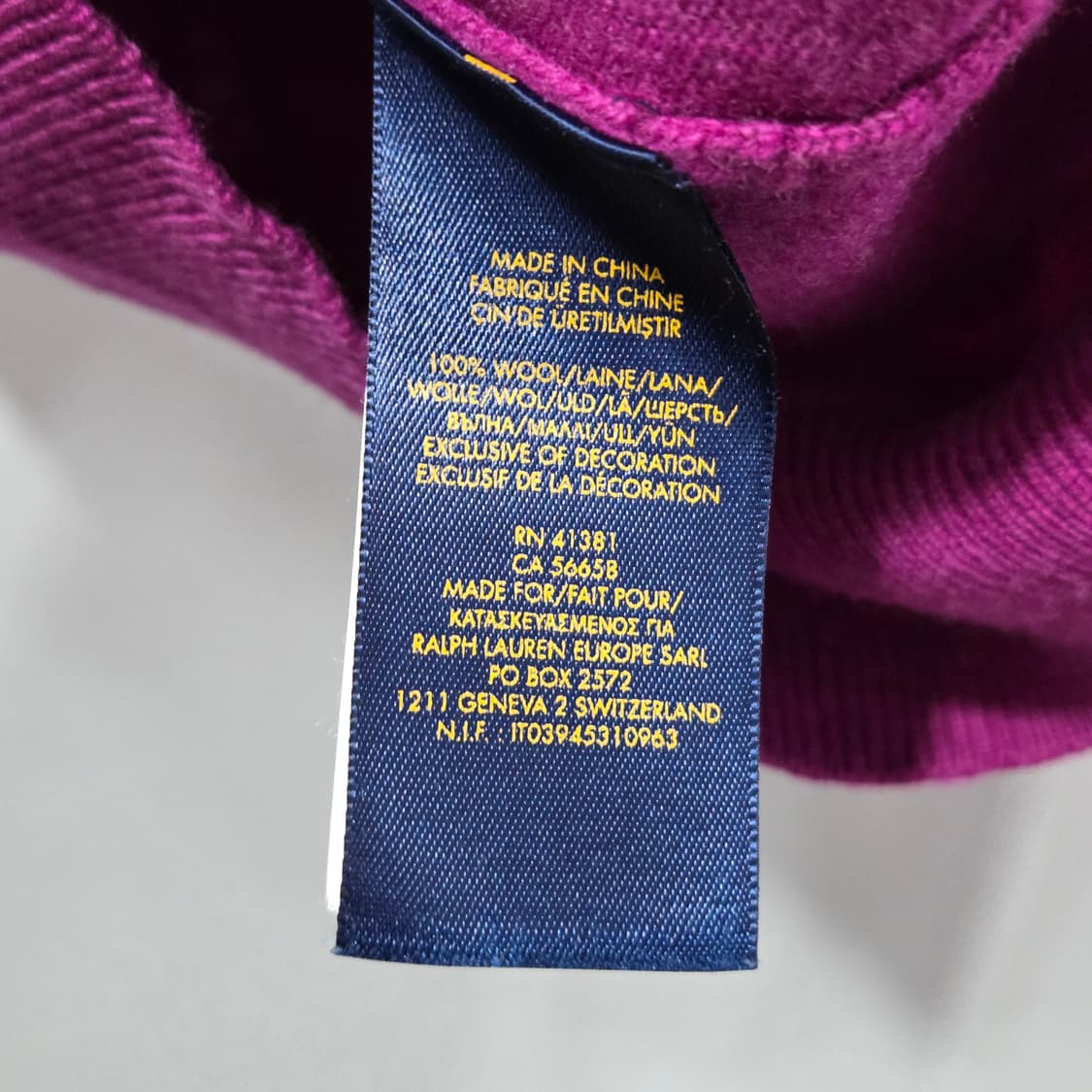 폴로랄프로렌 걸즈 울 니트 가디건 L/12/14 상품이미지4