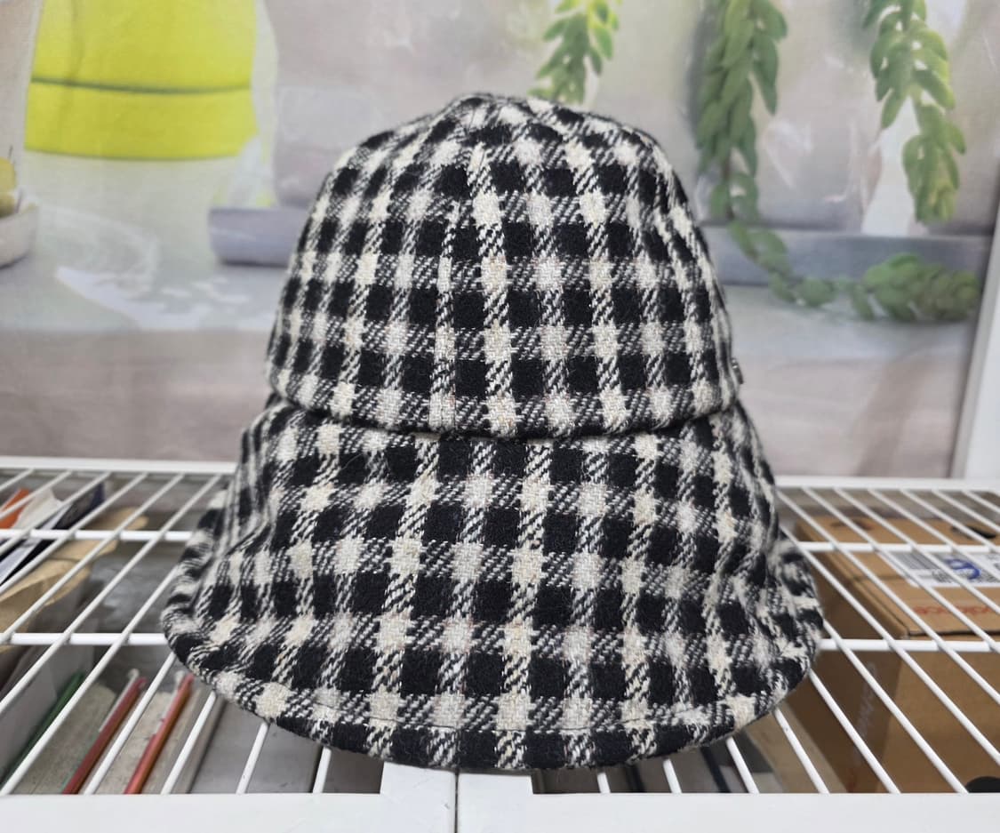 브라운햇 여성겨울모자 체크모자 세인트햇 버킷햇 클로슈햇 KG42 상품이미지1