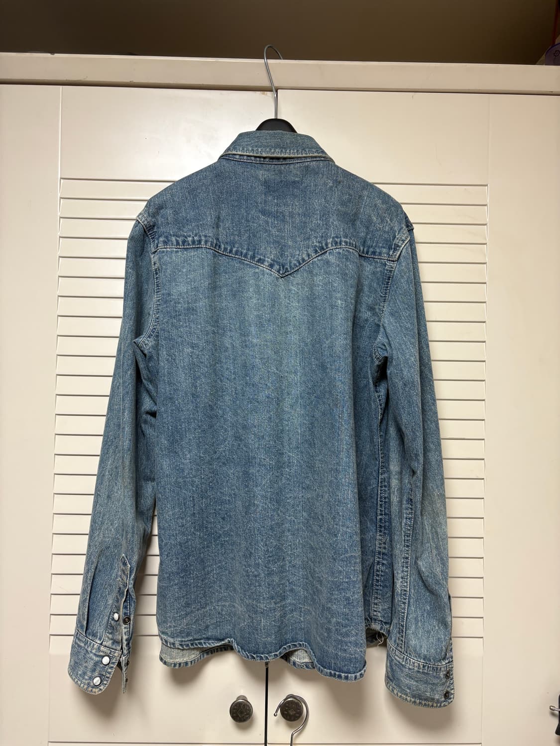 올세인츠 ALLSAINTS 데님 웨스턴 셔츠 XL 판매 합니다 상품이미지2