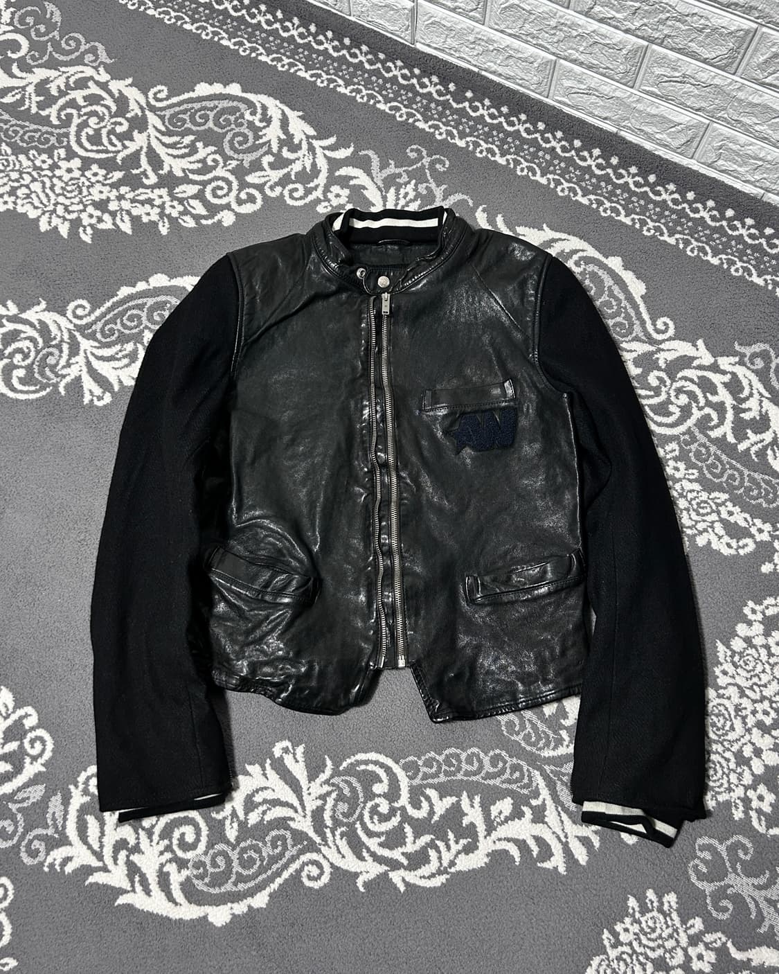 골든 구스 카프스킨 & 울 하이브리드 자켓 상품이미지5