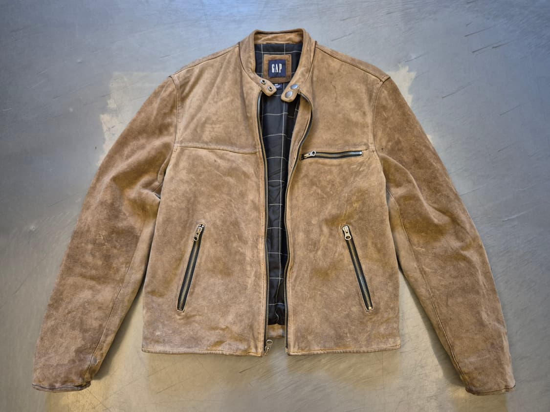 올드 갭 카페레이서 스웨이드 자켓 상품이미지1