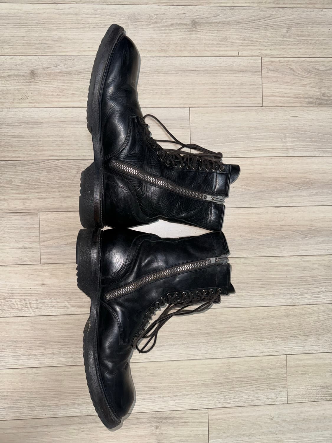 [42] 릭오웬스(Rick Owens) 소프트 레더 컴뱃 부츠 상품이미지5
