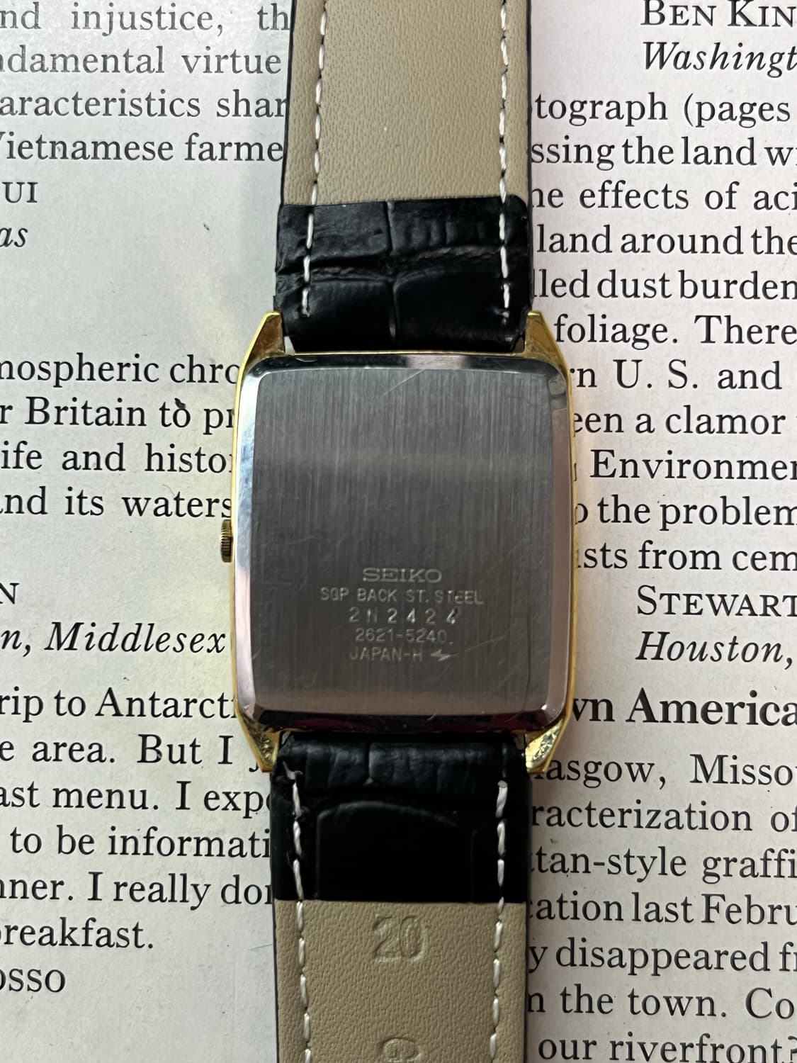 Seiko Vintage Tank (1982s)  상품이미지3