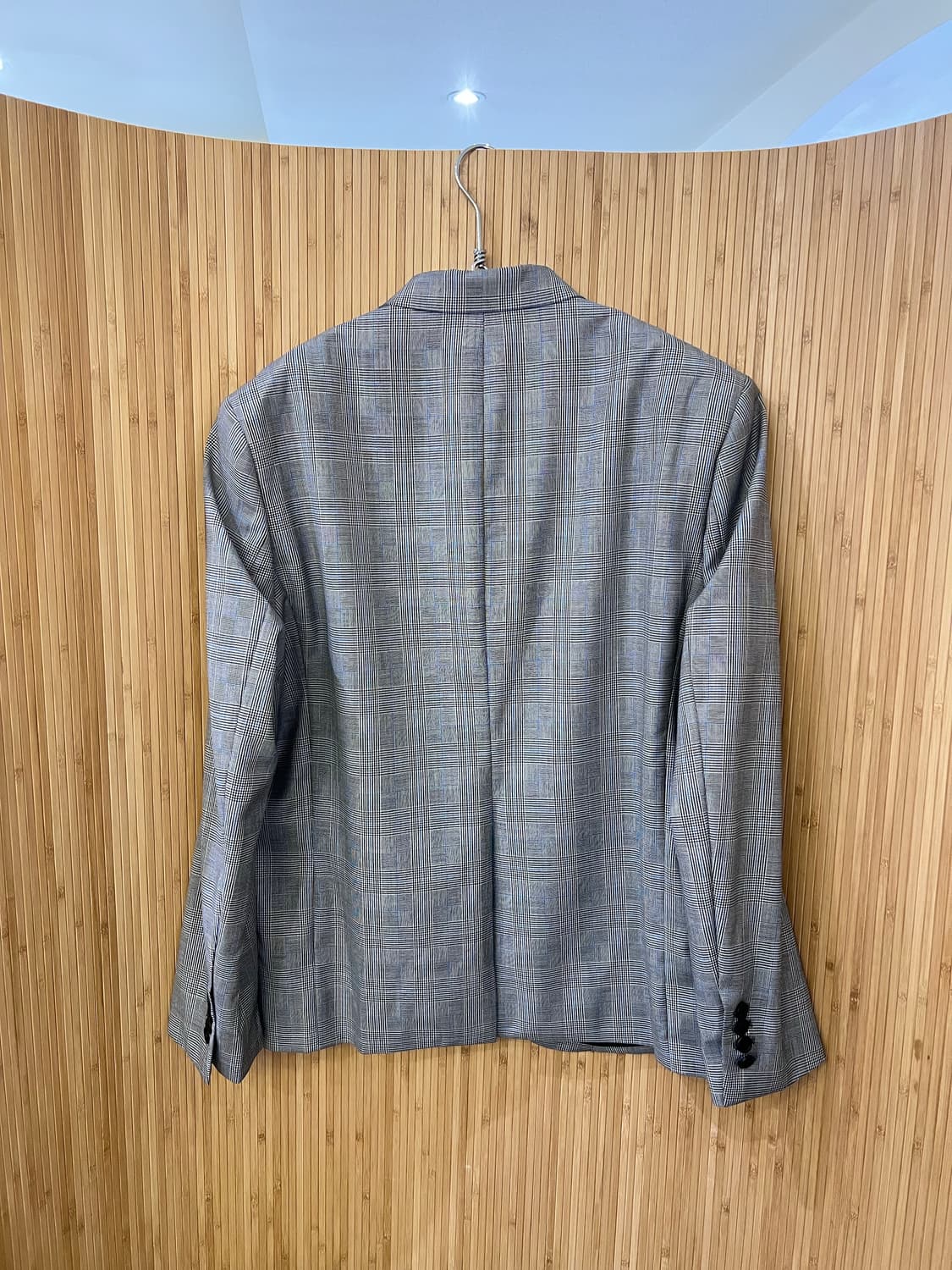 MNGU 체크 패턴 블레이저 자켓 판매 상품이미지4