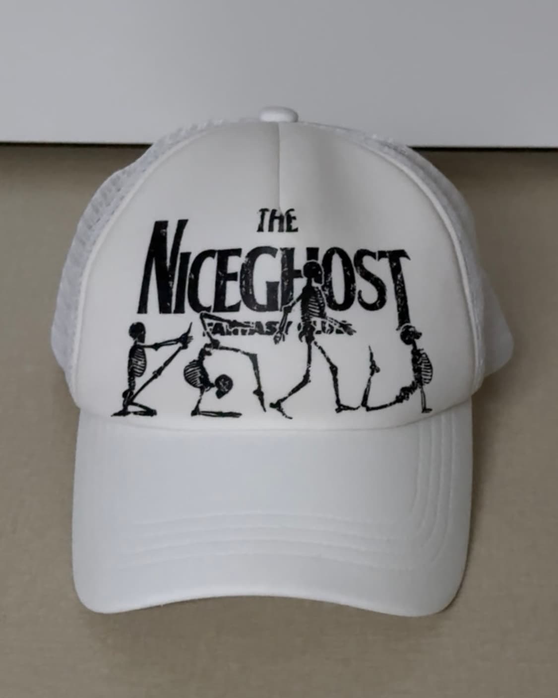 나이스고스트클럽 NAMASTE SKELETON TRUCKER CAP 상품이미지1