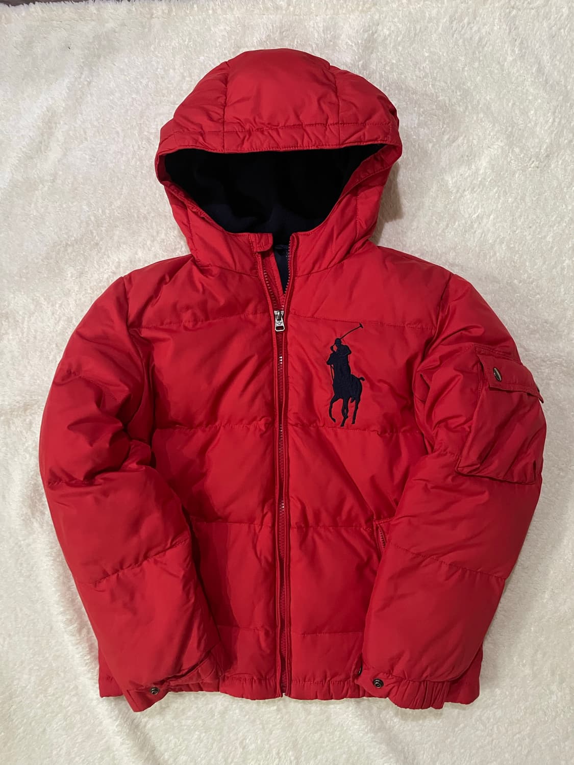 폴로 랄프로렌 빅포니 패딩 레드 상품이미지1