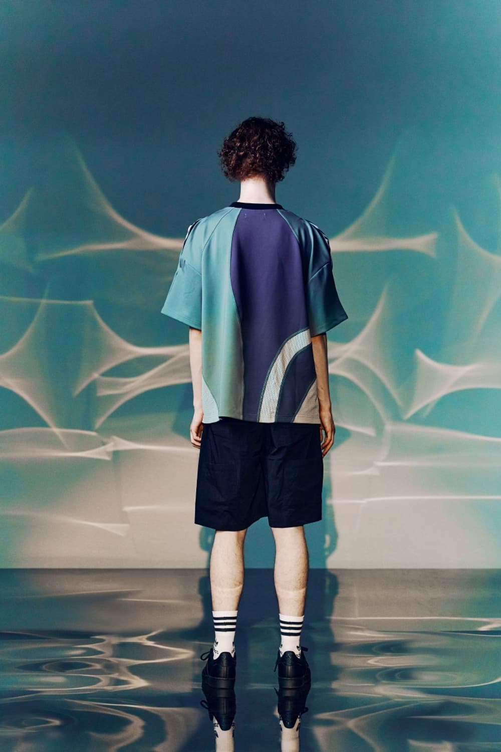 오디너리피플 X 아디다스 럭비 반팔 티셔츠 그레이  차콜 상품이미지2